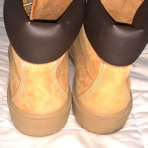 Timberland Mens Waterproof Nubuck Boots Size 4 - Picture 7 of 8